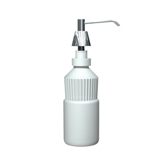 ASI 0332 - Lav Basin Soap Dispenser - 4" Spout, 4" Shank, 34 oz. - Vanity Mounted