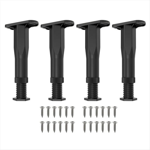 4 Patas de Soporte Ajustables para Cama (8,3 A 14,5 Pulgadas), Pesadas con Listones Centrales del , /Sofá/Silla/Mesa