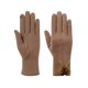 thumbnail image 1 of Minnieouse Guantes de mujer suaves a prueba de viento cómodos mitones colores sólidos de moda transpirable diseño de bola de pelo protección de palma al Accesorios de disfraces Marrón claro Minnieouse AP014304-05, 1 of 6