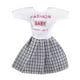 thumbnail image 2 of 2xAdorable Mini Niña De 12 Pulgadas Traje Ropa Para Muñeca 1/6 Prendas A Juego Vestir Estilo 3 2 piezas, 2 of 9