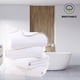 thumbnail image 3 of Juego de toallas de baño Cosy Family de microfibra, 4 unidades, color blanco, 70 x 140 cm, 3 of 7