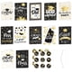 thumbnail image 1 of Tarjeta de mensaje de temporada de graduación, surtido de tarjetas de graduación, negro y dorado, felicitaciones con sobre, 12 Uds., 1 of 5