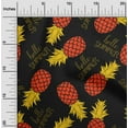 thumbnail image 2 of oneOone Velvet Red Fabric Tropical Pineapple Sewing Craft Projects Fabric Prints By Yard 58 Inch Wide, 2 of 4