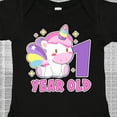 thumbnail image 4 of Inktastic 1 Year Old with Cute Unicorn Birthday Girls Baby Bodysuit, 4 of 5