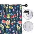 thumbnail image 4 of Blackout Kids Curtains,Pioneer Flower Floral Print Pattern Childrens Insulated Curtains Set Of 2,Bedroom Essentials,Toddler Room Decor 42"x54", 4 of 5