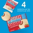 thumbnail image 2 of Smucker's Uncrustables Peanut Butter and Strawberry Spread Sandwich, Frozen, 58g, Pack of 4, 2 of 9