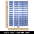 thumbnail image 2 of OK to Pay Double Border Sticker Set - Dark Blue - Gloss Finish - 1.25" Mini, 2 of 7
