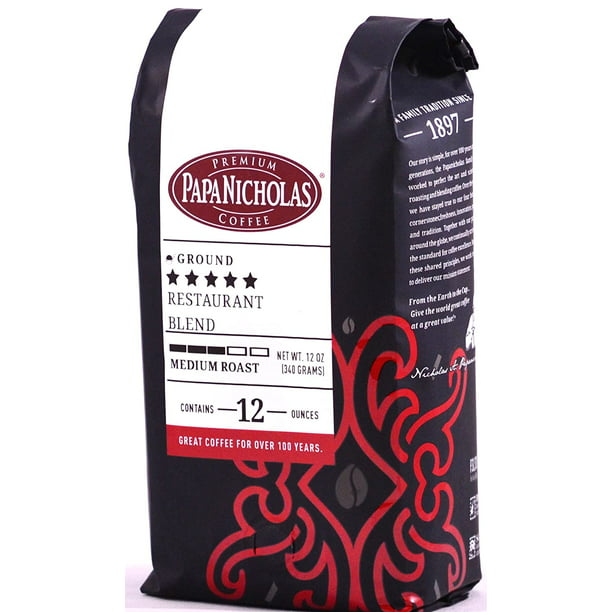 PapaNicholas Coffee Ground Coffee, 5Star Restaurant Blend