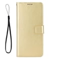 thumbnail image 2 of Wallet Case for Honor 600 Pro with Card Holder, PU Leather Flip Phone Case with Kickstand Magnetic Closure Wrist Strap Gold, 2 of 5