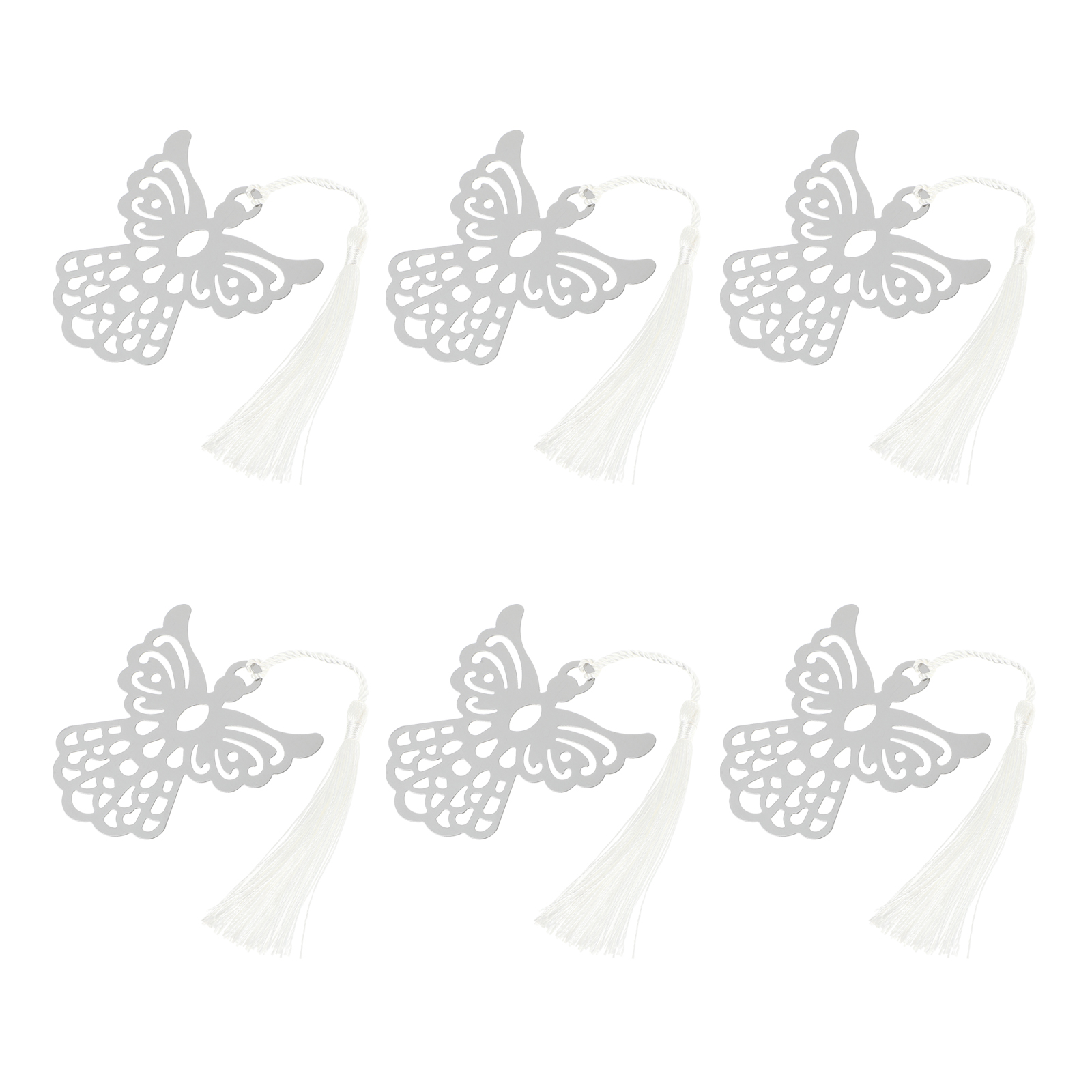 30 Pcs Angel Bookmarks Tassel Page-marker Stainless Bookmarks Book Markers