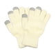thumbnail image 1 of Qarigey 1 par de guantes de invierno para mujer, cubierta de mano, accesorio de ropa elegante, cubiertas para los dedos, guante Simple con Color sólido guantes y mitones Blanco Qarigey AP009536-16, 1 of 6