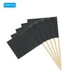 thumbnail image 3 of 100 Pcs Flag Toothpicks Cheese Markers Colored Cake Toppers Black, 3 of 8