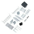 thumbnail image 3 of Hanging Tool Hooks, Pegboard Hooks Assortment Stainless Steel Prevent From Falling Out 140Pcs With Bins Peg Locks For  Garage, 3 of 8