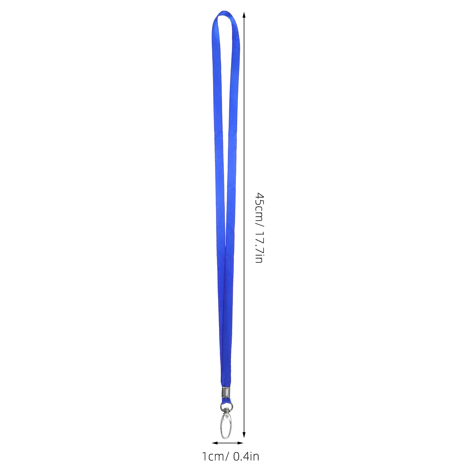RENACLIPY 50pcs Visitor Badge Lanyards with Lightweight Plastic Badge Holders for Travel and Events