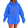 thumbnail image 1 of Chandail à Capuche pour Femmes Élégant Basique Manches Longues Col Rond Décontracté Doux Confortable pour l'Hiver, 1 of 5