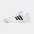 thumbnail image 3 of Adi-das Hoops 3.0 GY5434 Sneakers Men White Black Leather Sportswear Shoes NR7275, 3 of 6