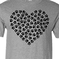 thumbnail image 4 of Inktastic Dog Paws, Puppy Paws, Animal Paws, Heart, Pet T-Shirt, 4 of 5