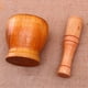 thumbnail image 3 of Juego De Mortero Y Maja De Madera, Trituradora De Pimienta De Especias De Madera, Molinillo De Hierbas, Tazón Para Mezclar Ajo, Herramienta De Cocina Cateissary HA029314-00, 3 of 6