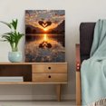 thumbnail image 5 of Sun Scene Heart Hands Canvas Oil Painting, Hope Themed Art Deco, Multi-Room Home Wall Decor, 5 of 8