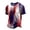 Dark Blue&07-D0625, variant on Mens Jersey Shirts Red White and Blue USA Patriotic Shirt for Men Breathable Athletic Short Sleeve 4th of July Shirts for Men Red S