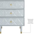 thumbnail image 6 of Linon Geo Modern 5-Drawer Dresser, Gray, 6 of 17