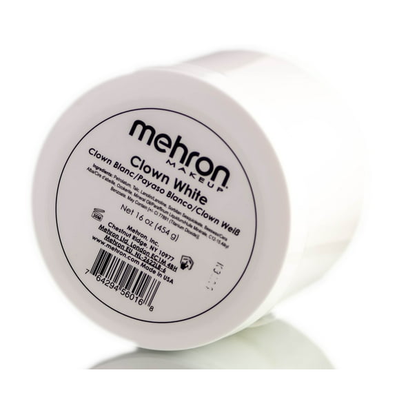 Clown White 16-Ounce Adult Halloween Accessory