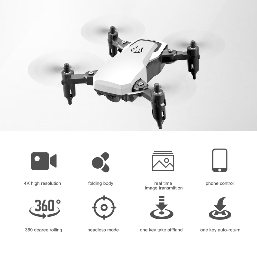 LF606-Drone x pro 2.4G WIFI FPV RC Drone 4K HD Aerial Camera Foldable Quadcopter 