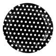 thumbnail image 1 of Platos Dipak Redondos Pasteleros Puntos Negro 8 pzas, 1 of 3