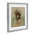 thumbnail image 3 of Stupell Industries Vintage Feminine Dog with Hat Gray Framed Print Under Glass design by Brett Blumenthal, 13 x 13, 3 of 10