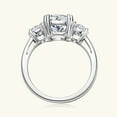 thumbnail image 3 of Moissanite Wedding Ring for Women 3.5 Carat Diamond Engagement Rings 18K White Gold Plated 925 Sterling Silver Moissanite Ring Womens Diamond Rings Diamond Eternity Rings, 3 of 9