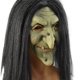 thumbnail image 5 of Halloween Old Witch Mask Scary Halloween Cosplay Props Creepy Wig Old Woman Witch Green Full Face Ma, 5 of 5