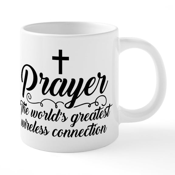 CafePress - Prayer - 20 Oz White Ceramic Mega Mug