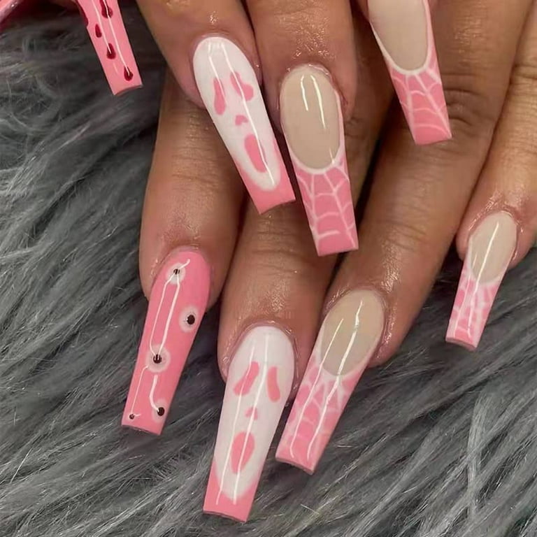 louis vuitton nails, medium ballerina