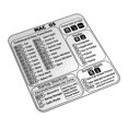 thumbnail image 2 of Clearance YOHOME Keyboard Shortcut Stickers, Windows + Word/Excel Quick Reference Guide Stickers for Any PC Laptop No-Residue Vinyl (Clear) G, 2 of 4