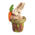 thumbnail image 1 of Easter Decorations Bunny Spring Decorations for Home Cute Cattail Flower Pot Rabbit Decor Home Party Desktop Decoration, 1 of 1