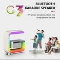 thumbnail image 5 of Ikohbadg Wireless Charger Atmosphere Lamp, Bluetooth Speaker with Music Clock Alarm, Dimmable Sleep Light, 15W Fast Wireless Charging, Multi-Functional Bedside Lamp for Home and Office, 5 of 9