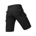 thumbnail image 6 of Dresfit Cargo Shorts for Men Baggy Big and Tall Shorts Summer 2026 Loose Fit Outdoor Carpenter Shorts Open Bottom Multi Pockets Work Short Pants Black, 6 of 7