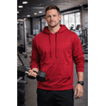 thumbnail image 4 of Expert Brand Men's Fleece Tec Pullover Hoodie Sweater, Red, Small, 4 of 7
