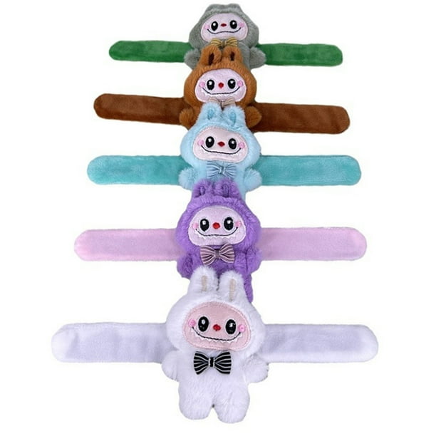 Muñecas de vinilo de peluche de The Monsters Wild At Home de Pop Mart Juguete de muñeca de peluche, regalo para muñeca de trapo que hace ruido al caminar y es una mascota electrónica que pu