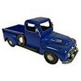 thumbnail image 2 of Farm Truck Planter-FarmhouseTruck Decoration for Fall Christmas Decor-Antique Vintage Inspired-Galvanized Metal, Royal Blue, 16 x 6.5 Inches, 1 per pkg, 2 of 3