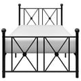 thumbnail image 3 of OakvillePark Hilton Open-Frame Metal Platform Bed, Twin, Black, 3 of 4