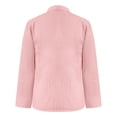 thumbnail image 6 of Long Sleeve Shirts for Women Lapel Solid Color Loose Shirt With Pockets Pullover Women's Long Sleeve Top, 6 of 6