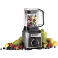 thumbnail image 1 of Hamilton Beach Professional Quiet Shield Blender, 1500 Watts Peak Power, 32oz BPA Free Jar, 4 Programs & Variable Speed Dial for Smoothies, Ice Crush, Puree, Silver (58870), 1 of 8