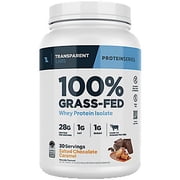 100% Grass Fed Whey Protein Isolate - Salted Chocolate Caramel (2.46 Lbs. / 30 Servings)