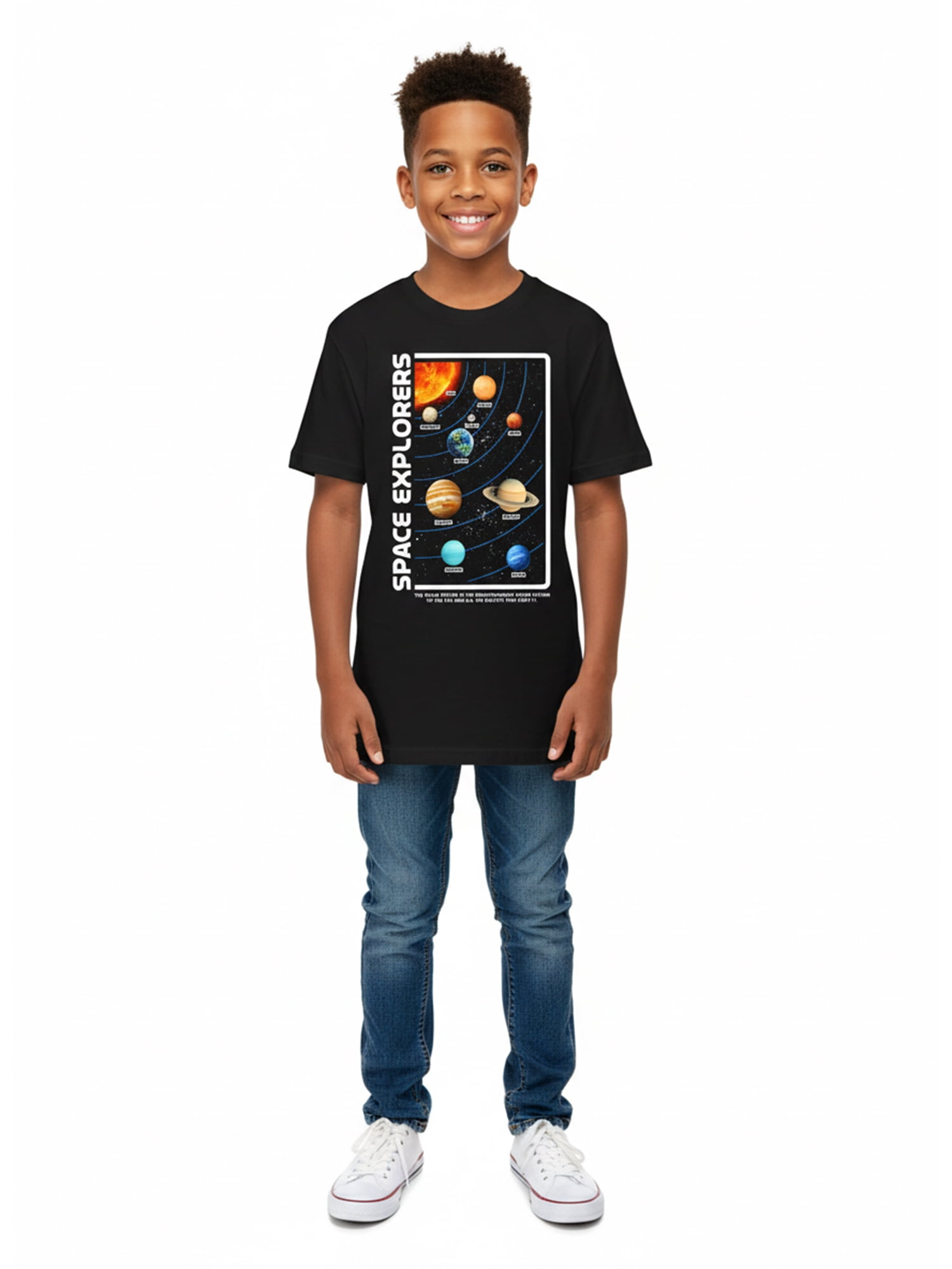 Wonder Nation, Boys' Graphic T-Shirt, Space Explorers, Sizes 4-18