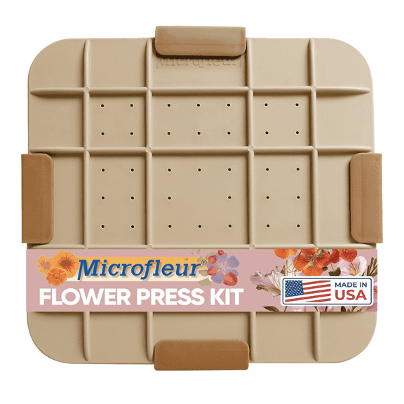 Microfleur Max Microwave Flower Press Kit for Pressed Flower Art and Crafts
