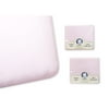 Gerber - Set of 2 Organic Cotton Crib Sheets, Pink