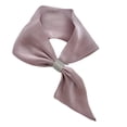 thumbnail image 2 of Fewfanhot Solid Color Silk Scarf Small Ear Socket Scarf Hair Head Breathable Lightweight for Women Gift Packed, 2 of 2