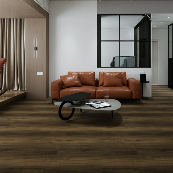 48"x7.2" SPC Composite Flooring; 12 Planks/Box (28.68 sq. ft/Box); 5mm Thick with 1mm IXPE Backing; 12 mil Wear Layer; Ultra-Quiet and Slip-Resistant