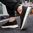 thumbnail image 6 of LILYCHAN Mens Casual Canvas Loafers Shoes Oxfords Shoes Knit Dress Shoes Comfortable Slip-on Shoes, 6 of 7